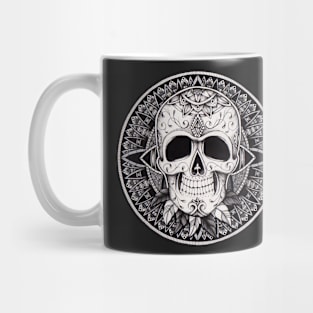 Ornate Skull Mandala Mug